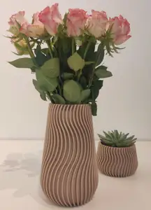 Flower vase with IKEA glass inside