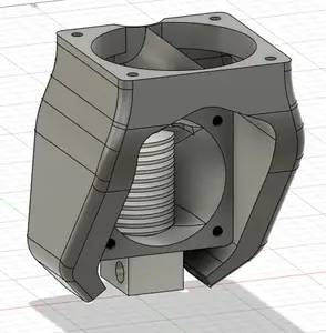creality ender 3 5 e3d v6 hotend cooling and mount bowden