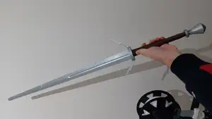 Witcher Silver Sword with holes