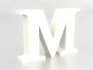 Decorative letters A-Z (Serif), LED light