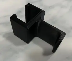 Headphones holder hook for monitor mount arm