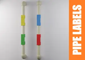 Color-Coded Pipe Labels