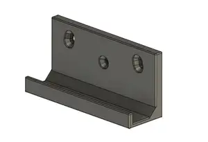 Vinyl wall holder for singles or LPs
