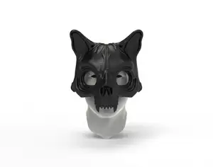3D Printable Cat skull Mask for Cosplay & Halloween