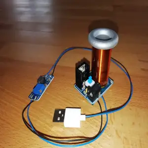 USB Tesla Coil Toroid top load