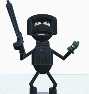 Kermit in a Tactical Vest
