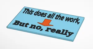3-D printer sign