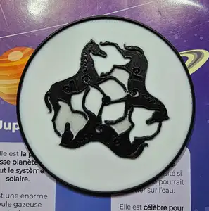 Celtic horses triskel beer/drink coaster
