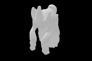 Lego Compatible (105039pb01.dat) Minifig Hair Long Wavy with Bun with Molded Crown, Band and Wings Pattern