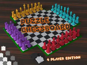 4 Player Chessboard Puzzle
