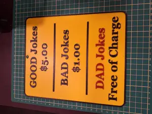 Dad Jokes Sign