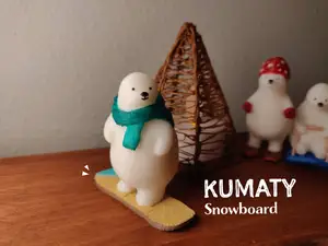 KUMATY : Snowboarding Polar Bear