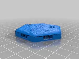 SciFi Terrain - Mined Hexes (Clip Tiles)