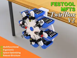 MFT 3 TwirlBox - Ergonomic & Space-Smart MultiPurpose Tool Box