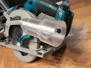 Makita DHS680 circular saw vacuum adapter for Bosch GAS dust extractor