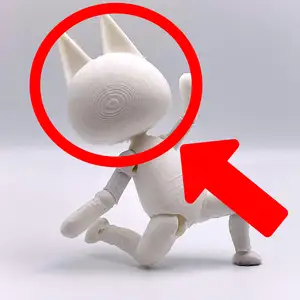 BJD DOLL Articulated Cat Kitty Doll, Animal Crossing-Inspired (HEAD ONLY)