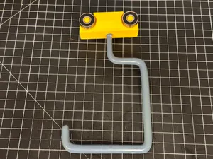 Unistrut trolley for use with wood screw hooks