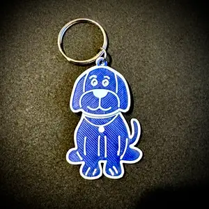 Dog Key Ring with Moving Head