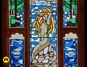 Harry Potter Bathroom Stained Glass Window