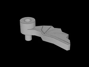 Lego Compatible (6080b.dat) Minifig Plume Dragon Wing Right