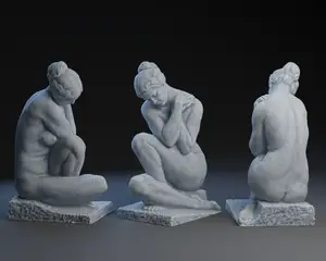 Graceful Woman Grave figure