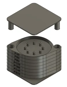 DeWalt sandpaper ⌀125mm storage - V2