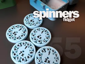 Math Fidget Spinners 5,5 Multiplication Division