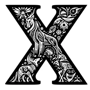 Crazy alphabet: Letter X