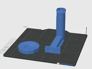 top anycubic kobra 2 neo spool holder with screwed end