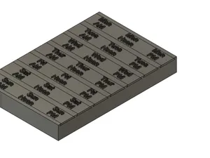 Slide Lid Pill Organizer, 2.5mm Lid - 7 days - AM, Noon, PM