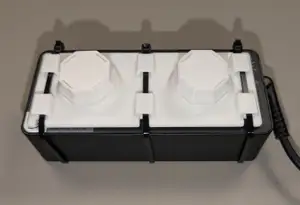 Double Clip Cable Tie - Powerstrip Holder for Multiboard ("Underware" Cable Management System by HandsOnKatie)