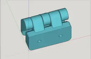 Flashforge AD5M Enclosure Hinge - remixed to be easier to open and use (print-in-place Door Hinge) v1