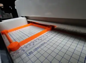 A5 portrait width guide for guillotines cut booklet prints