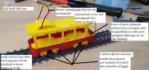 A toy tram car - Tramvayche