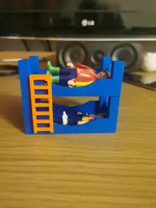 Bunk bed doll house furniture