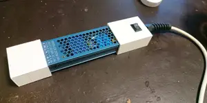 24V/200W power supply cover with AC switch and XT30 DC output