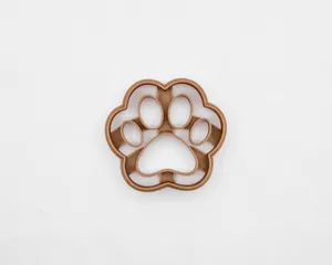 Cute cat paw cookie cutter
