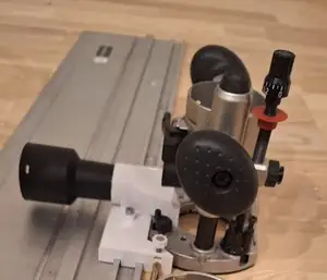 Makita RT0700C + Metabo FS rail and vacum adapter Bosch Starmix 35mm