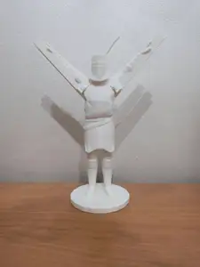 Dark Souls Solaire Joy Con Holder-whit dowels