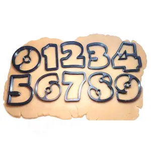 Large Number 0-9 Cookie Cutters