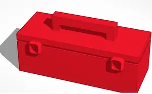 Toolbox (small) scale models for diorama 1/14, 1/16 ,1/12,1/10