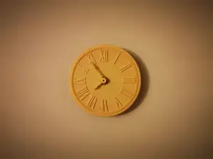 Mini Vintage Roman Wall Clock