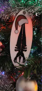 Mass Effect Reaper with a Santa hat