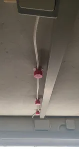 ceiling cable powercord clamp routing mount- Schraubklemme