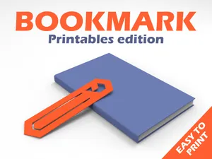 PRINTABLES BOOKMARK - BOOKMARKED - (Printables merch)