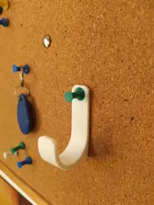Hook for corkboard