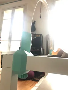 Clamps for Led Bridge by Andy D on Ikea LACK 90x55cm
