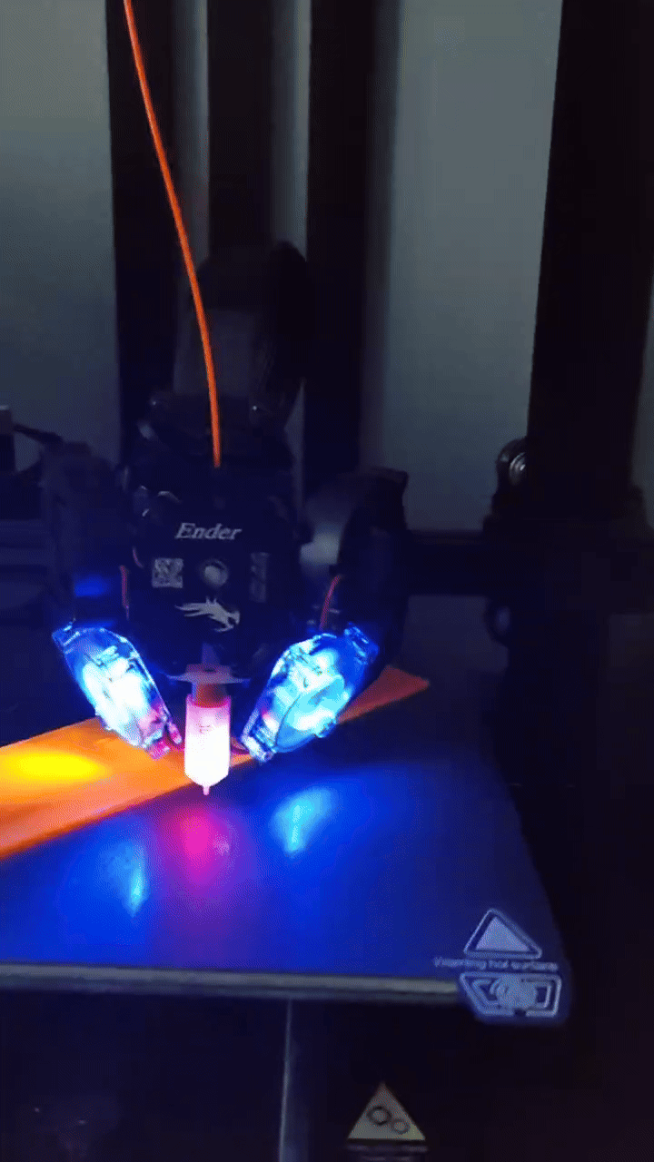 YAMI 2X2 double blowing Fan for Ender 3 v3 SE
