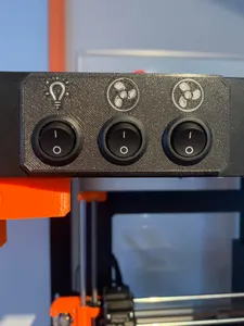 Ikea Lack enlosure Light and fan switch box - castomizable