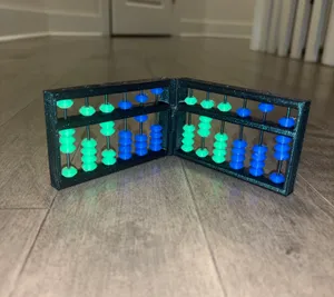 Foldable 12 digit Soroban Abacus (Accurate - Small)